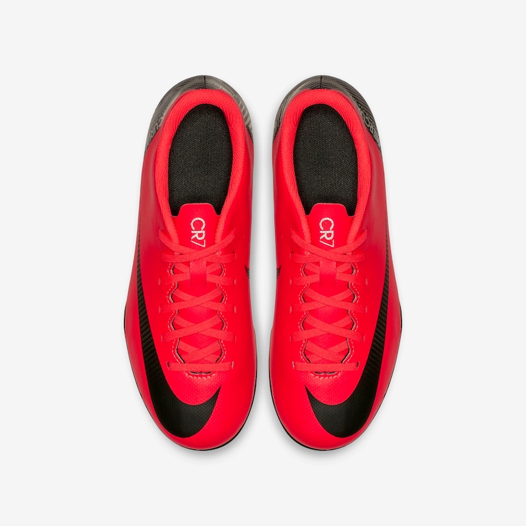 Chuteira Nike Mercurial Vapor XII Club CR7 Infantil Campo - Foto 4