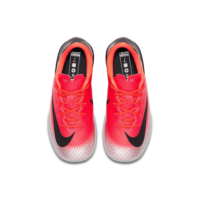 Chuteira Nike Mercurial Vapor XII Academy CR7 Infantil Futsal - Foto 4