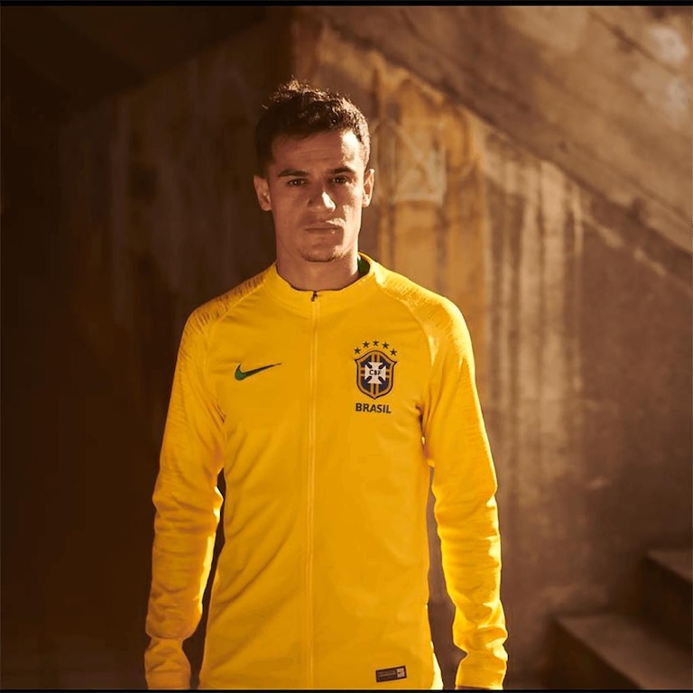 Jaqueta Nike Brasil Strike Anthem Masculina - Foto 8