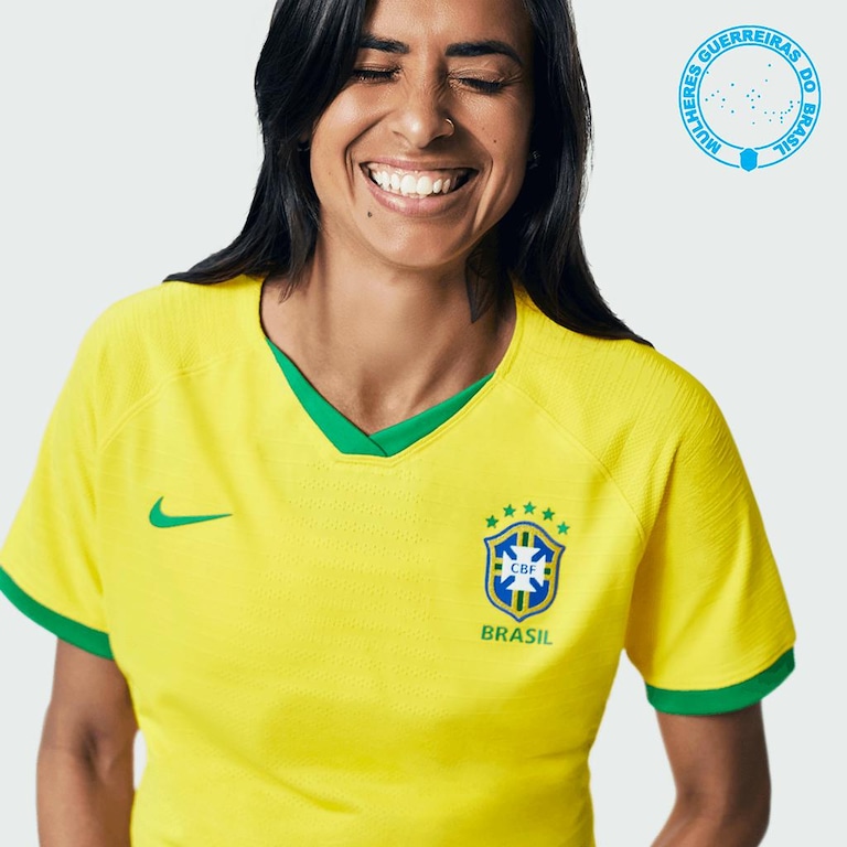 Camisa Nike Brasil I 2019/20 Jogadora Feminina - Foto 1