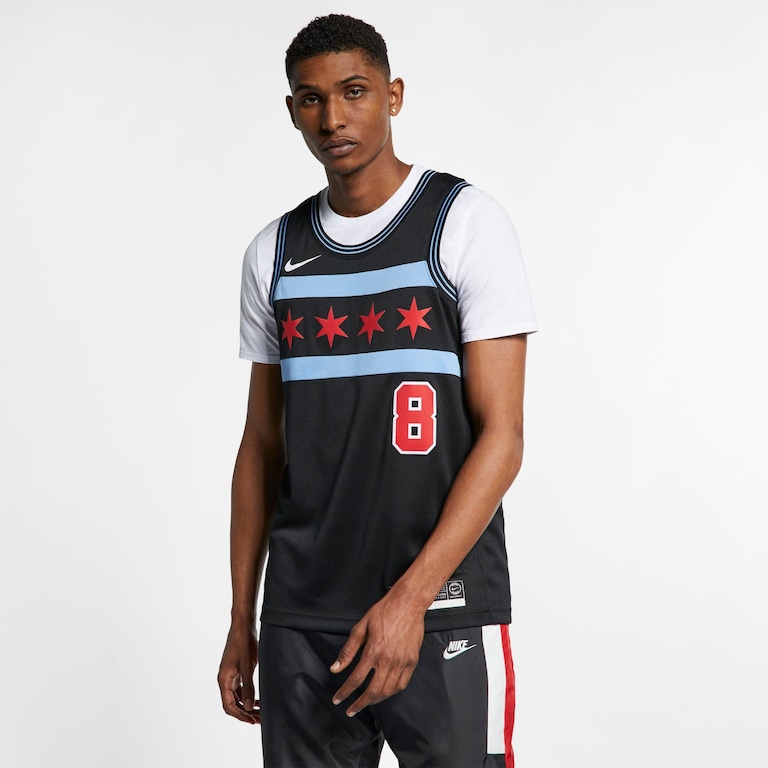 Regata Nike Chicago Bulls City Edition Swingman Masculina - Foto 1