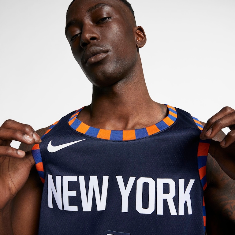 Regata Nike New York Knicks City Edition Swingman Masculina - Foto 3