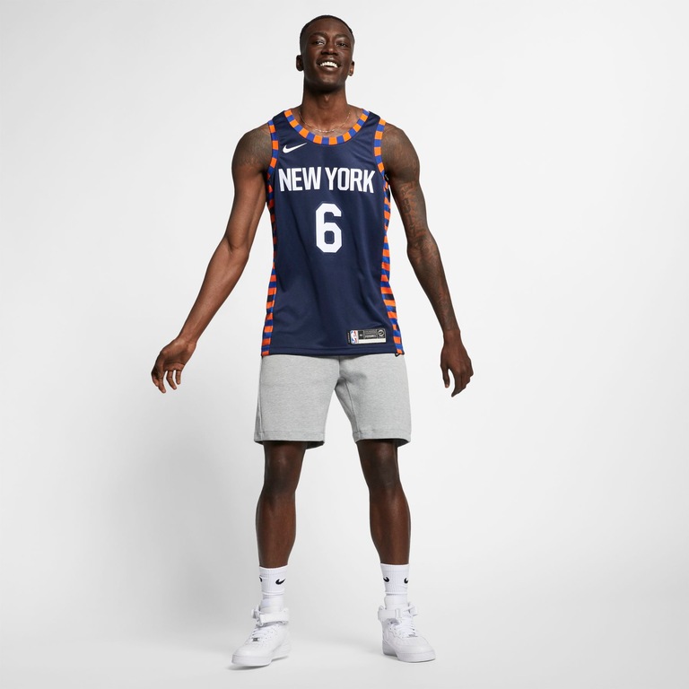 Regata Nike New York Knicks City Edition Swingman Masculina - Foto 6
