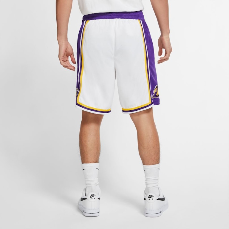 Shorts Nike Los Angeles Lakers Association Edition Swingman Masculino - Foto 2