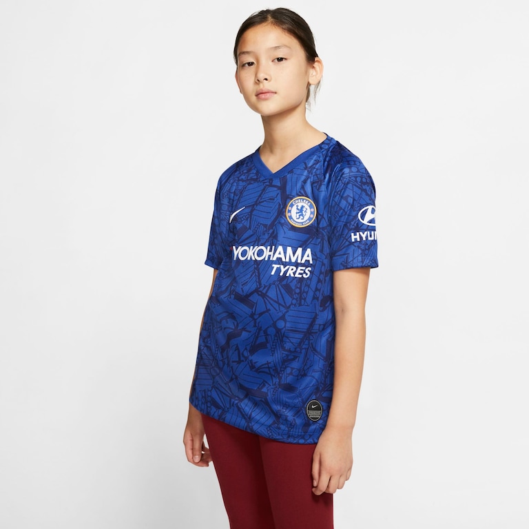 Camisa Nike Chelsea I 2019/20 Torcedor Infantil - Foto 2