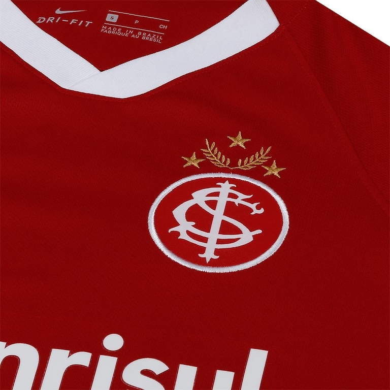 Camisa Nike Internacional I 2019/20 Torcedor Pro Infantil - Foto 3