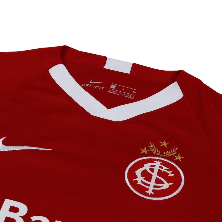 Camisa Nike Internacional I 2019/20 Torcedor Pro Infantil - Foto 4