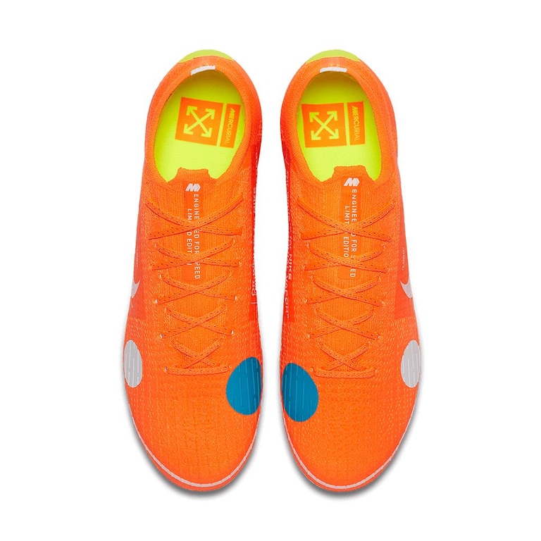 Chuteira Nike Mercurial Vapor 360 x Virgil Abloh Campo - Foto 4