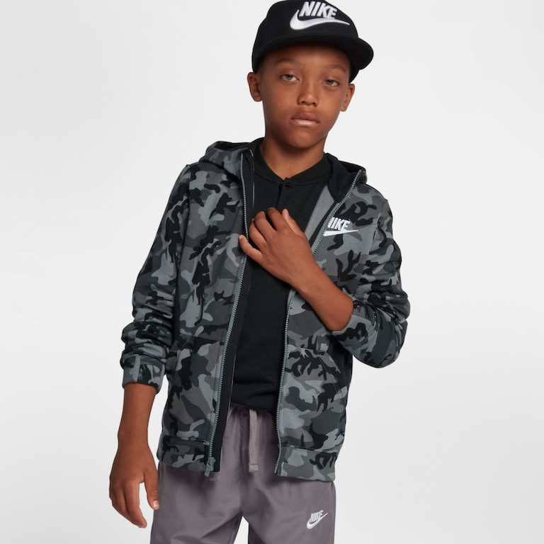 Jaqueta Nike Sportswear Club Fleece Infantil - Foto 1