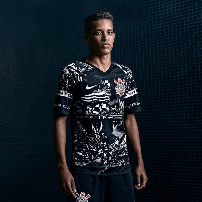 Camisa Nike Corinthians III Invasões Jogador Masculina - Foto 1