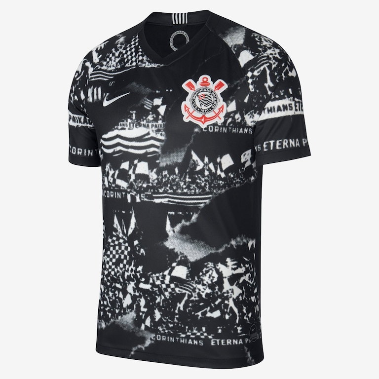 Camisa Nike Corinthians III Invasões Torcedor Pro Masculina - Foto 1