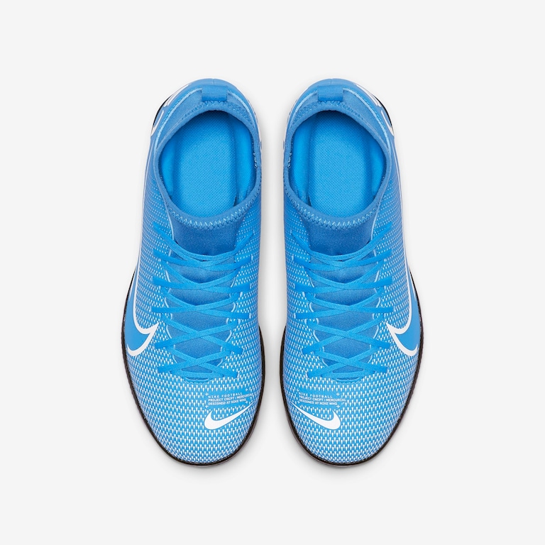 Chuteira Nike Mercurial Superfly 7 Club Infantil Futsal - Foto 4