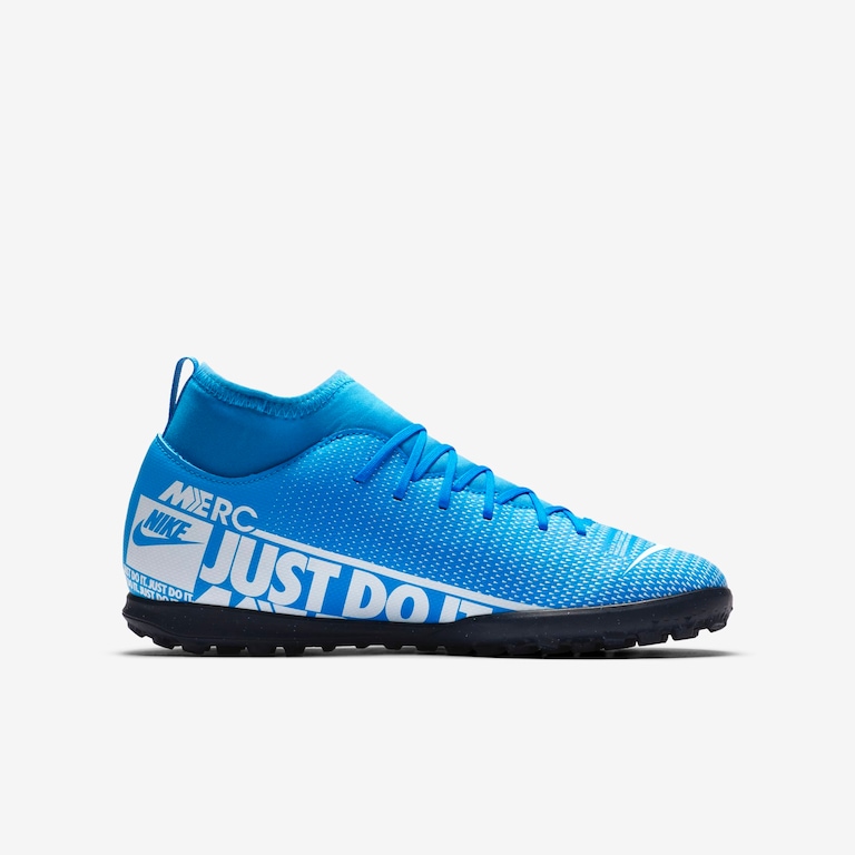 Chuteira Nike Mercurial Superfly 7 Club Infantil Society - Foto 3