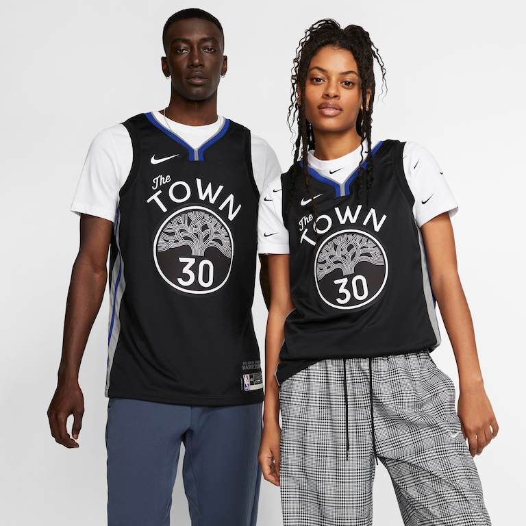Regata Nike Stephen Curry Warriors City Edition Unissex - Foto 1