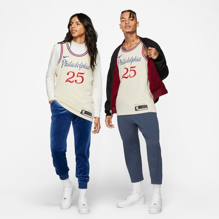 Camisa Nike Ben Simmons 76ers City Edition Unissex - Foto 8