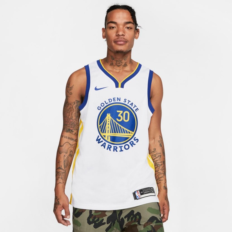 Regata Nike Stephen Curry Association Edition Swingman (Golden State Warriors) Masculina - Foto 2