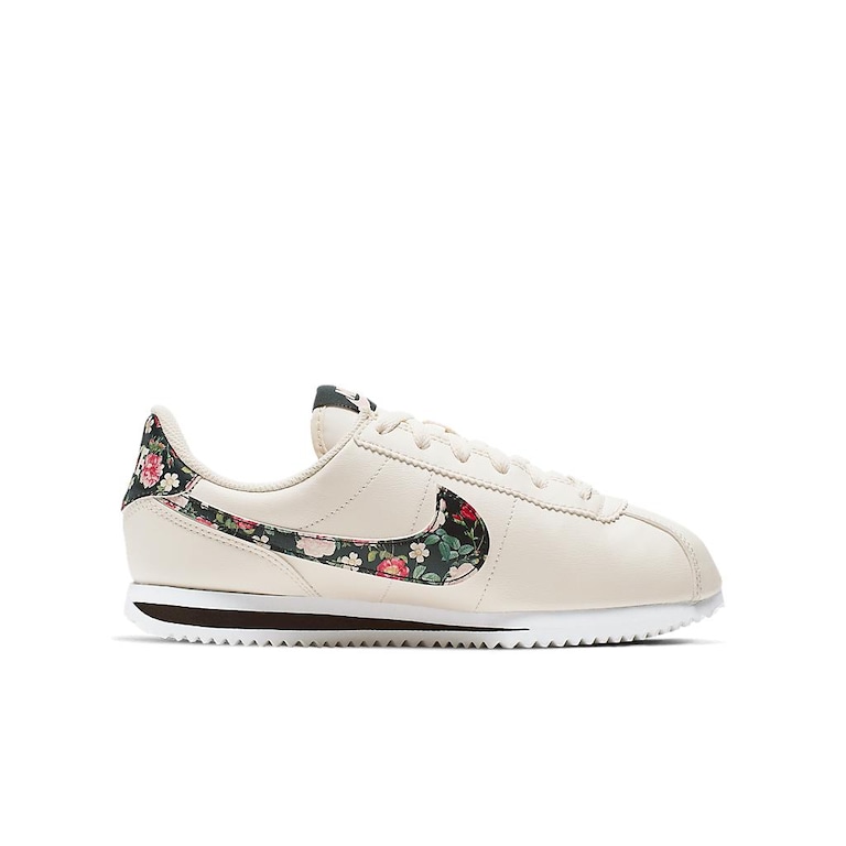 Tênis Nike Cortez Basic Vintage Floral Infantil - Foto 3