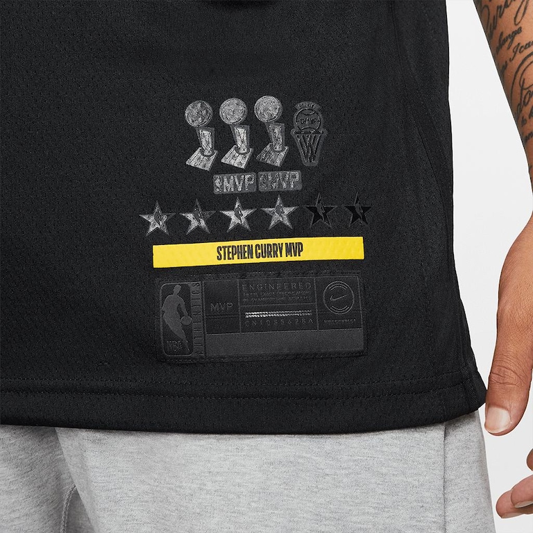 Regata Nike Stephen Curry "MVP" Swingman Masculina (Golden State Warriors) - Foto 5