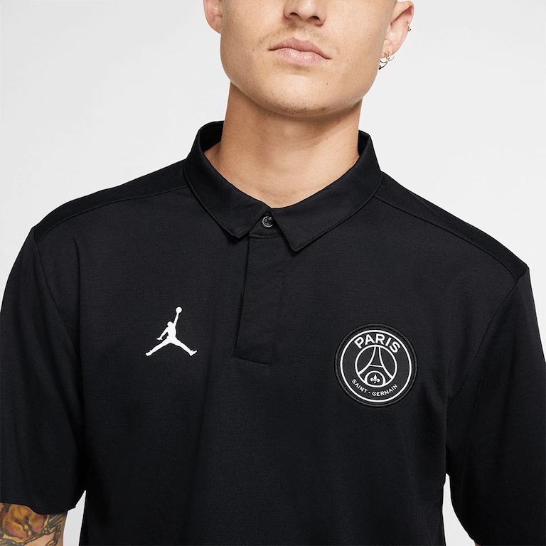 Camisa Polo Jordan PSG Masculina - Foto 3
