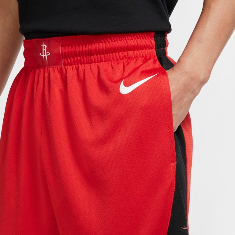 Shorts Nike Houston Rockets Icon Edition Swingman Masculino - Foto 3