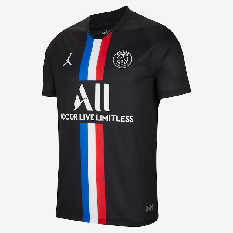 Camisa Jordan x PSG 2019/20 IV Torcedor Pro Masculina - Foto 1