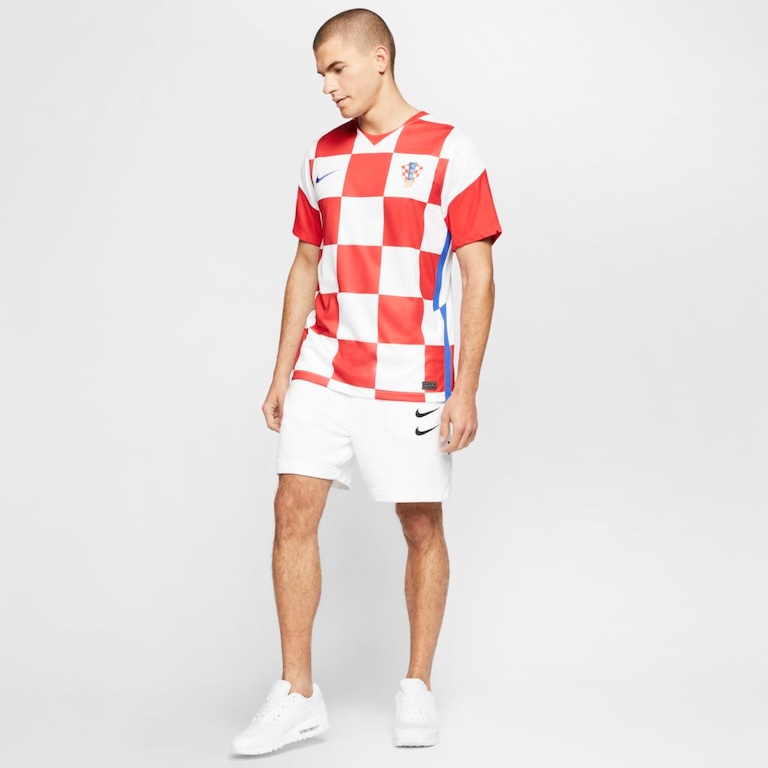 Camisa Nike Croácia I 2020/21 Torcedor Pro Masculina - Foto 8