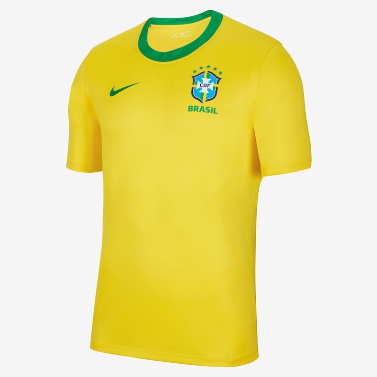 Camiseta Nike Brasil I 2020/21 Torcedor Pro Masculina - Foto 1