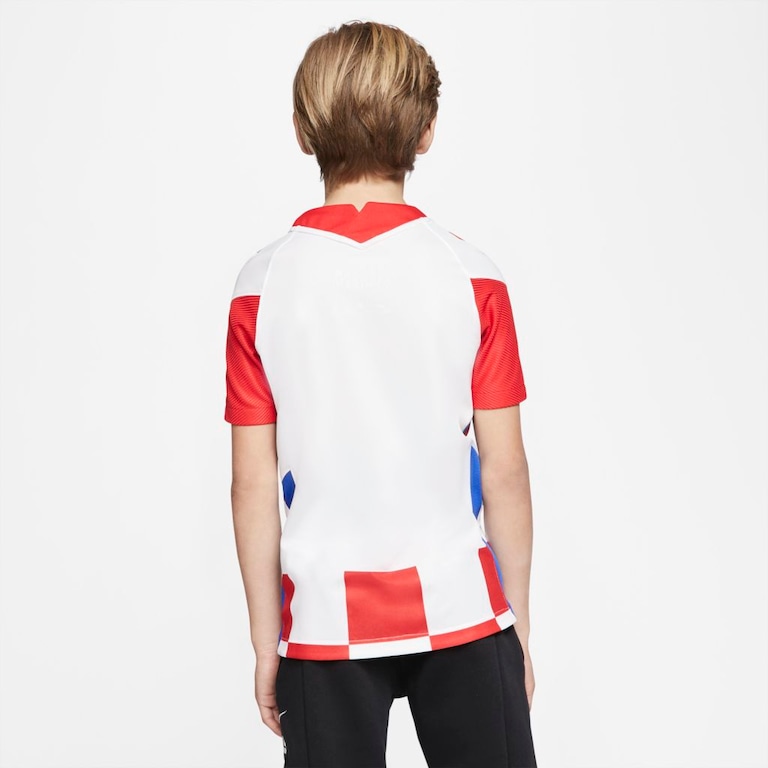 Camisa Nike Croácia I 2020/21 Torcedor Pro Infantil - Foto 2