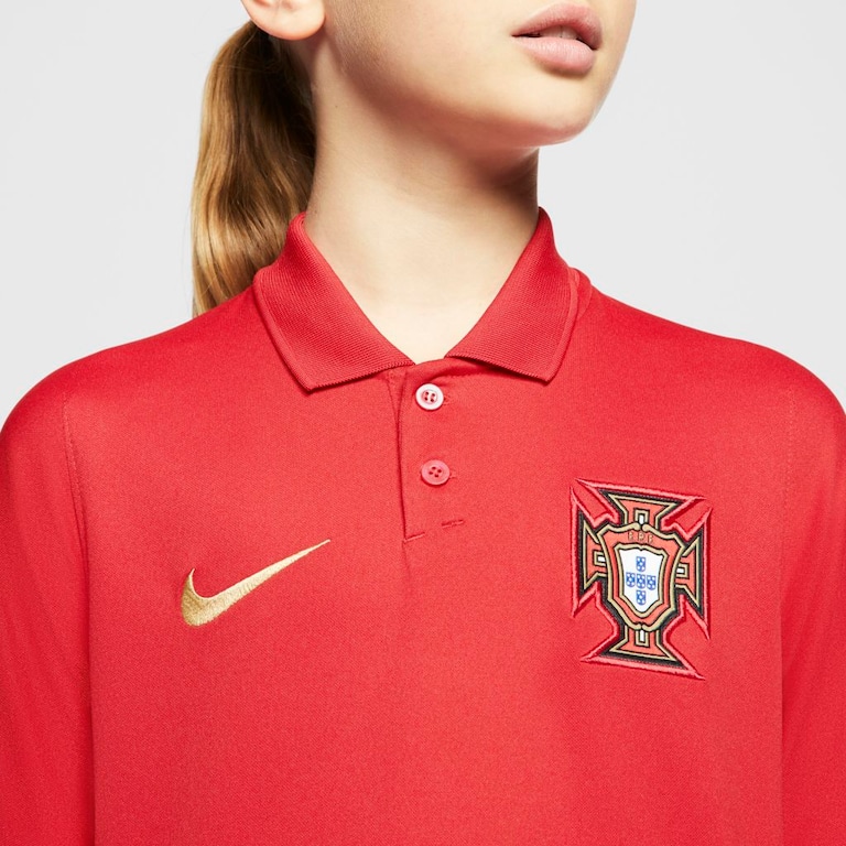 Camisa Nike Portugal I 2020/21 Torcedor Infantil - Foto 3