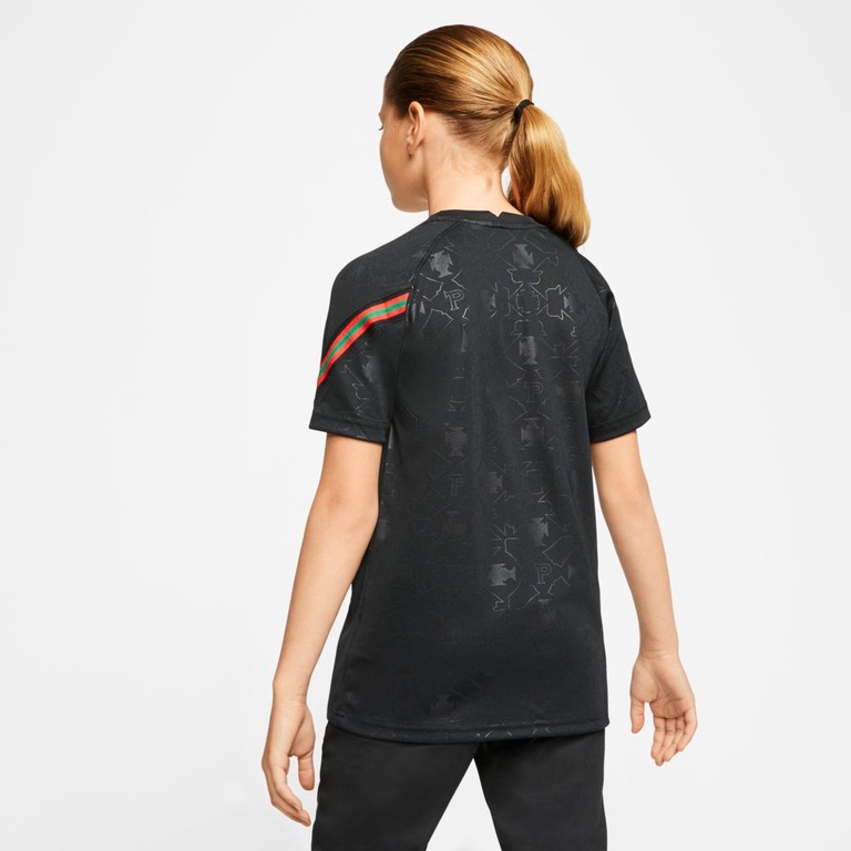 Camiseta Nike Portugal Pré Jogo 2020/21 Infantil - Foto 2