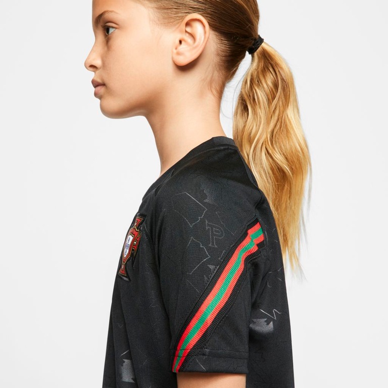 Camiseta Nike Portugal Pré Jogo 2020/21 Infantil - Foto 4