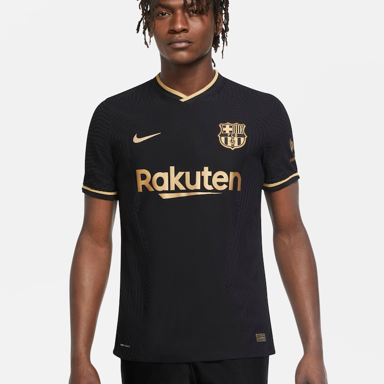 Camisa Nike Barcelona II 2020/21 Vapor Jogador Masculina - Foto 1