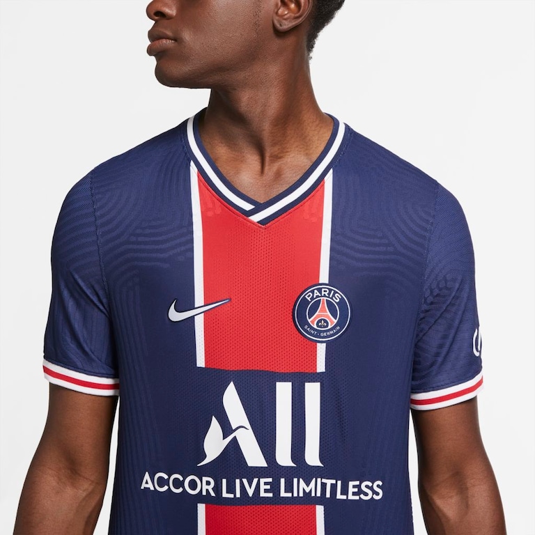 Camisa Nike PSG I 2020/21 Jogador Masculina - Foto 3