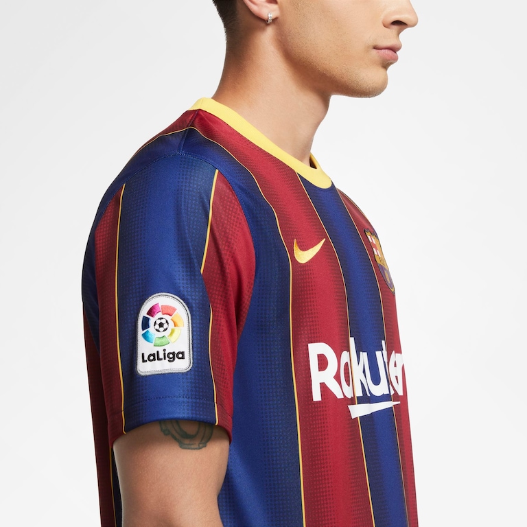 Camisa Nike Barcelona I 2020/21 Torcedor Pro Masculina - Foto 4