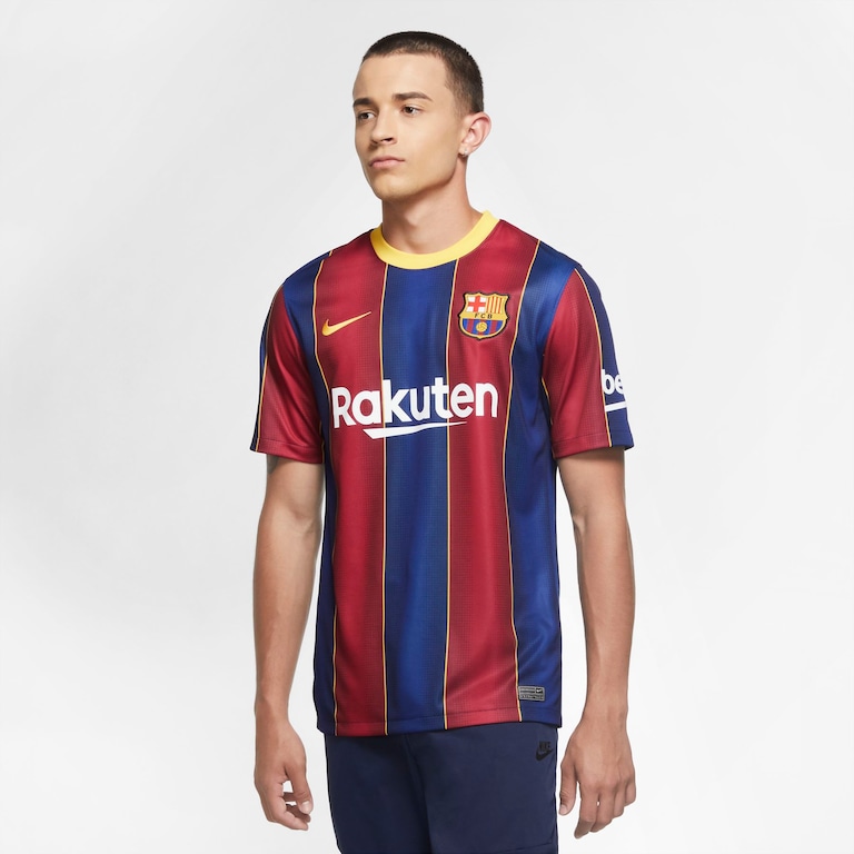 Camisa Nike Barcelona I 2020/21 Torcedor Pro Masculina - Foto 1