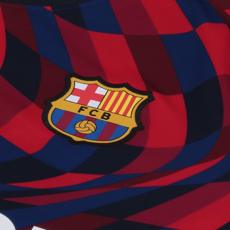 Camisa Nike Barcelona Pré Jogo 2020/21 Masculina - Foto 4