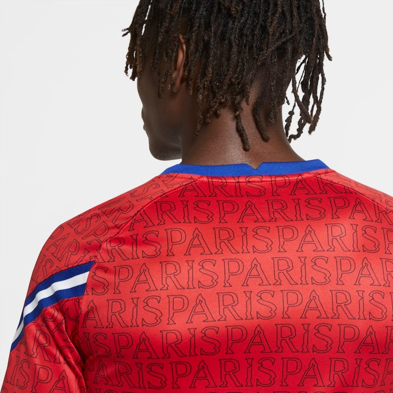 Camisa Nike PSG Pré Jogo 2020/21 Masculina - Foto 5