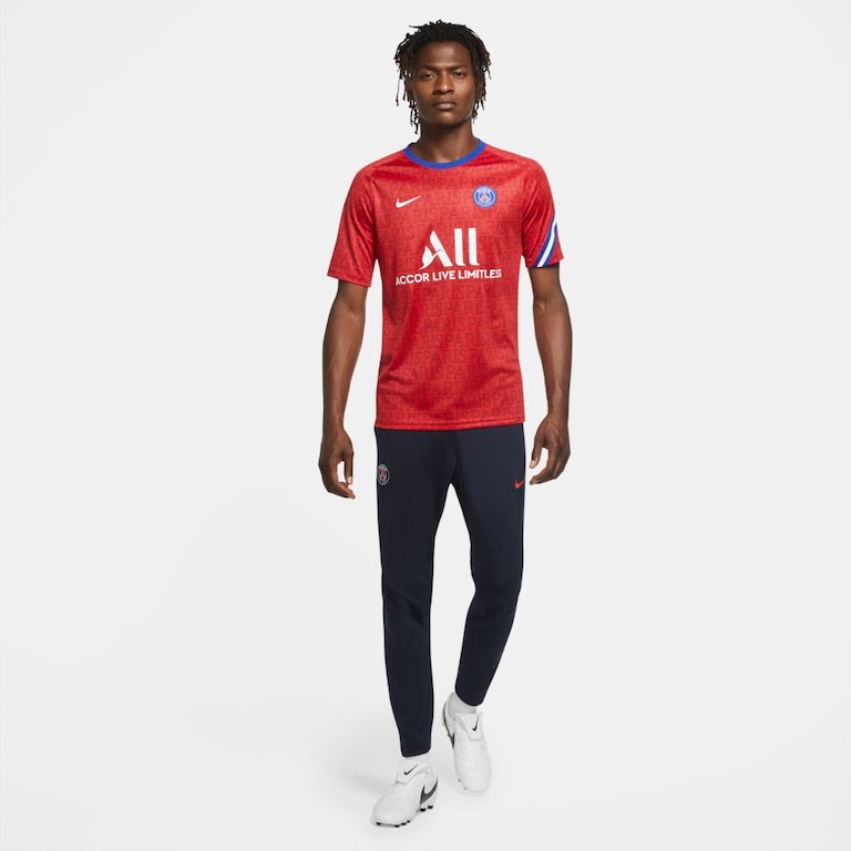 Camisa Nike PSG Pré Jogo 2020/21 Masculina - Foto 6