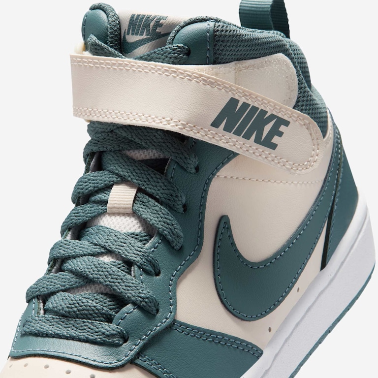 Tênis Nike Court Borough Mid 2 Infantil - Foto 7
