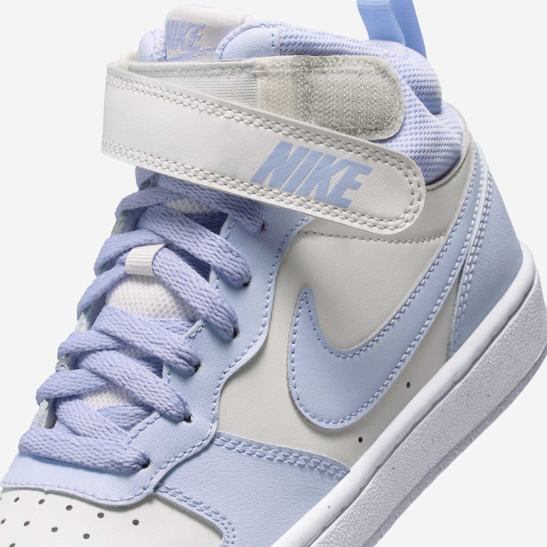 Tênis Nike Court Borough Mid 2 Infantil - Foto 7