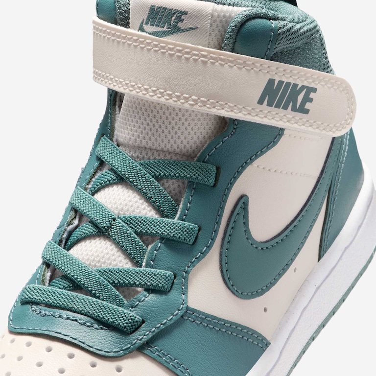 Tênis Nike Court Borough Mid 2 Infantil - Foto 7