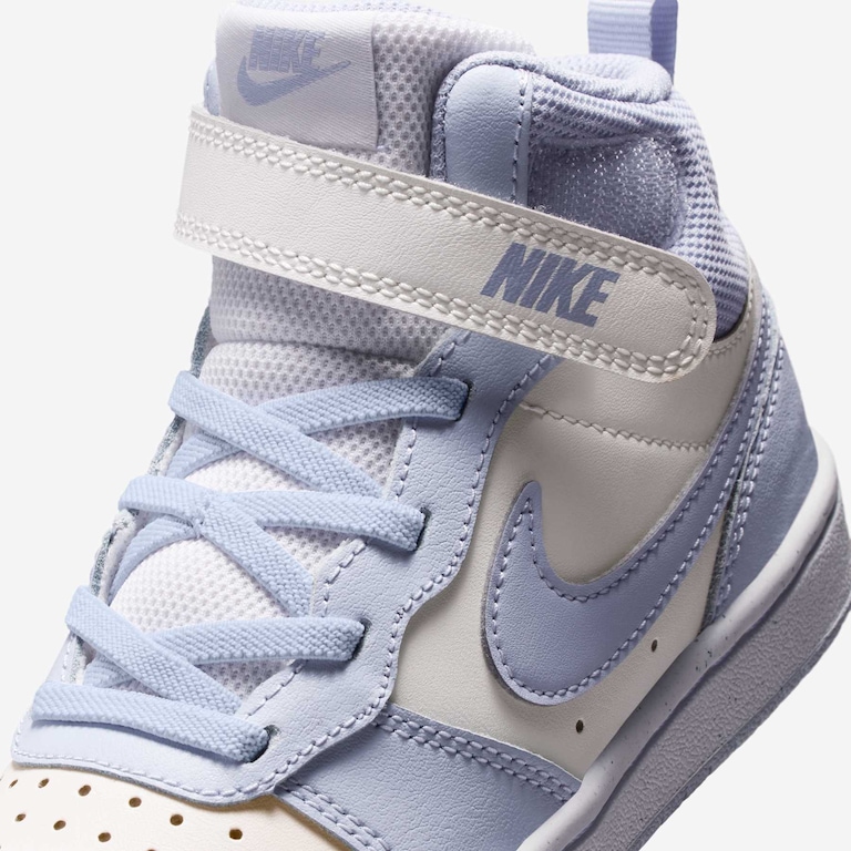 Tênis Nike Court Borough Mid 2 Infantil - Foto 7