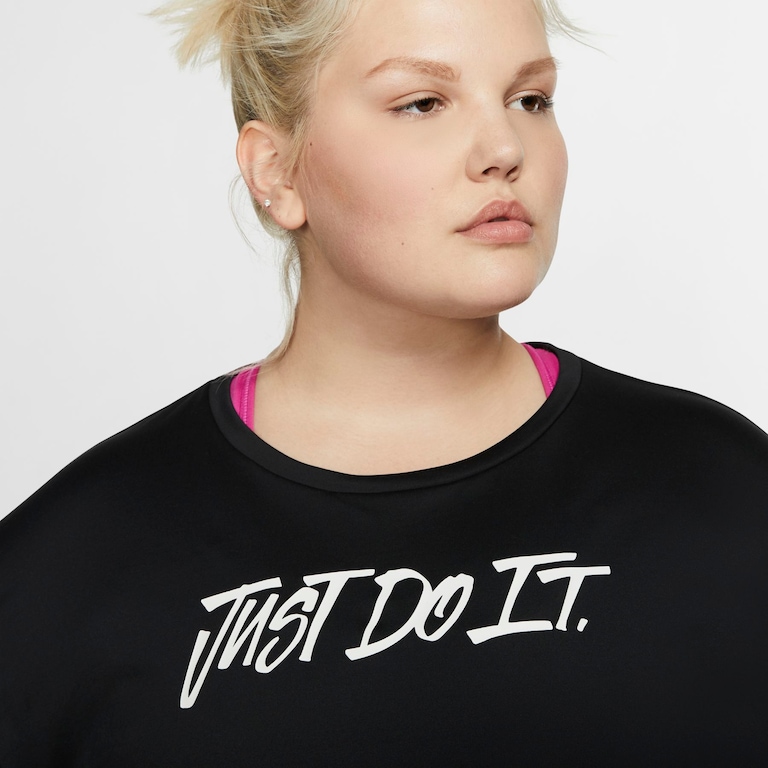 Plus Size - Camiseta Nike "Just Do It" Feminina - Foto 5