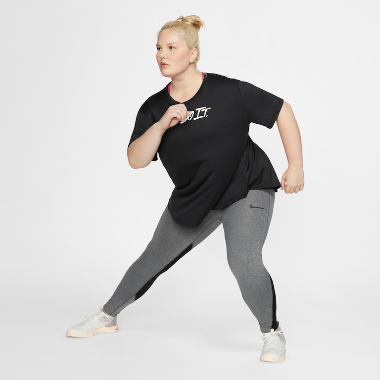 Plus Size - Camiseta Nike "Just Do It" Feminina - Foto 6