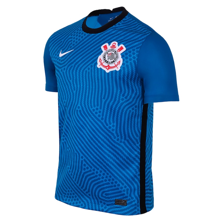 Camisa Nike Corinthians Goleiro 2020/21 Masculina - Foto 1