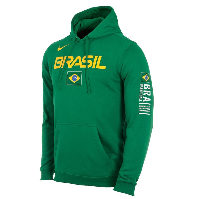 Blusão Nike Seleção Brasileira de Basquete Fleece Masculino - Foto 1