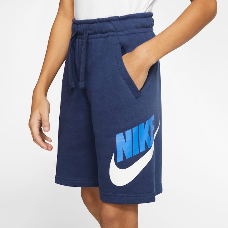 Shorts Nike Sportswear Club Fleece Infantil - Foto 4