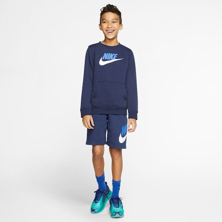 Shorts Nike Sportswear Club Fleece Infantil - Foto 8