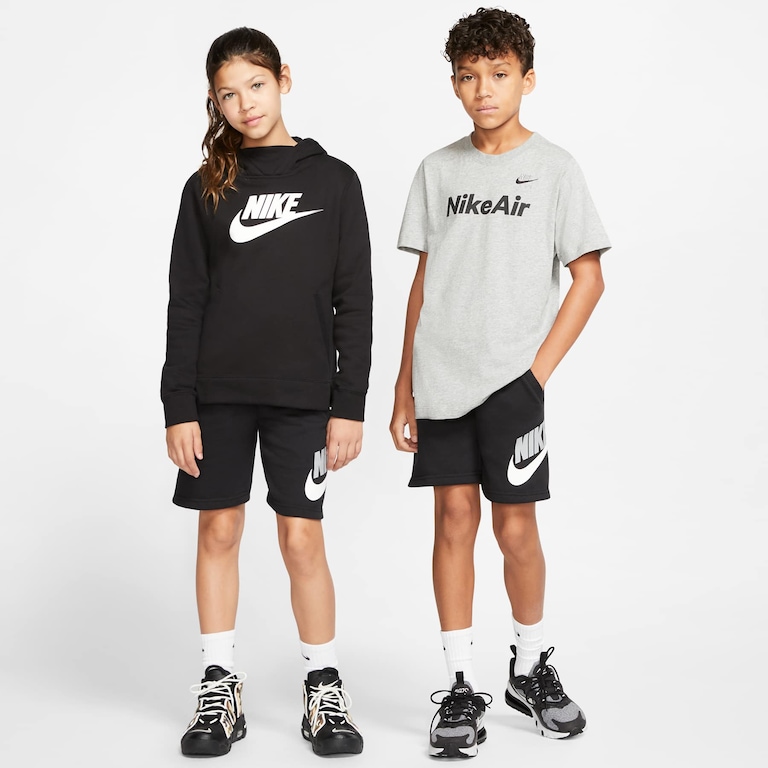 Shorts Nike Sportswear Club Fleece Infantil - Foto 8