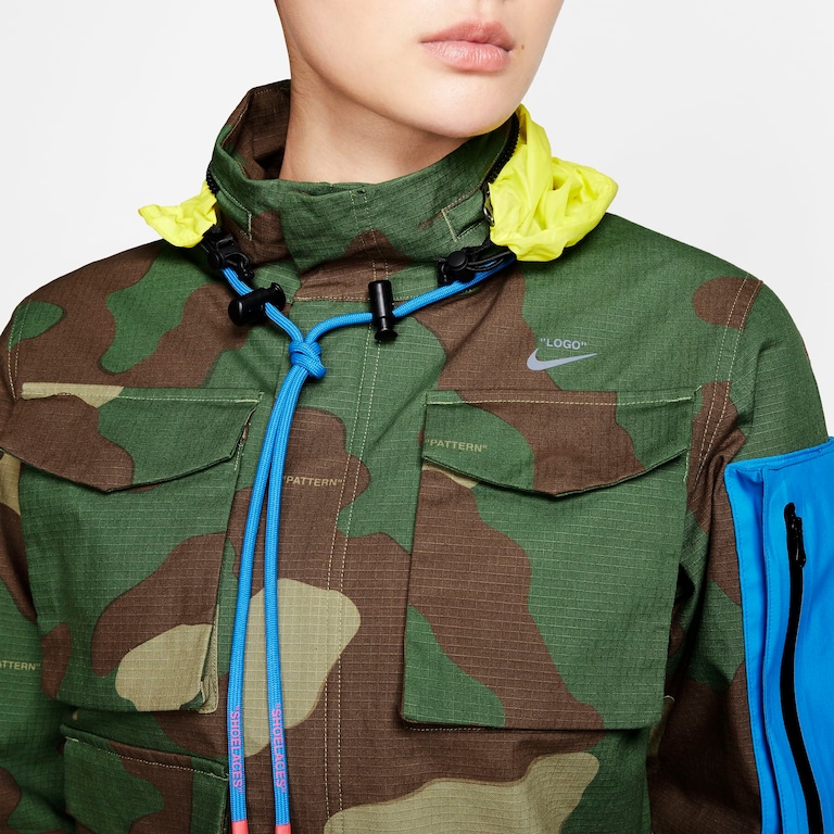 Jaqueta Nike x Off-White™ Camo Feminina - Foto 4